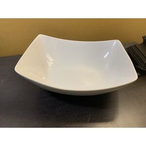 Fitz & Floyd Everyday White Large 11 x 8.5 Rectangular Porcelain 2 Serving Bowl